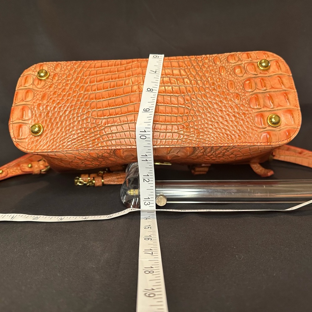 Brahmin Vintage Mini Asher Tulle Coral Melbourne RARE - Picture 7 of 10